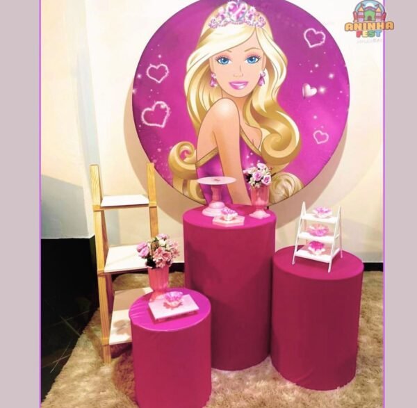 Kit Pegue e Monte Barbie: A Festa dos Sonhos Cor-de-Rosa!