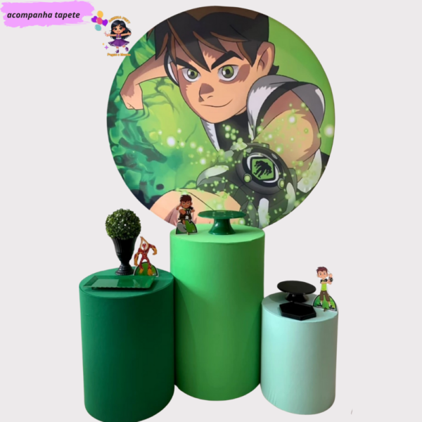 Decoração Pegue e Monte - Tema Ben10