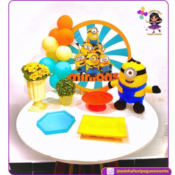 Mini Kit de Decoração Tema Minions