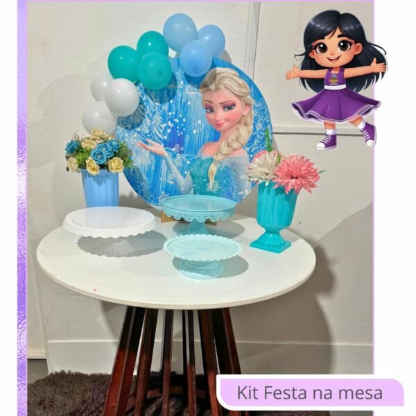 Mini Decoração de Mesa Tema Frozen