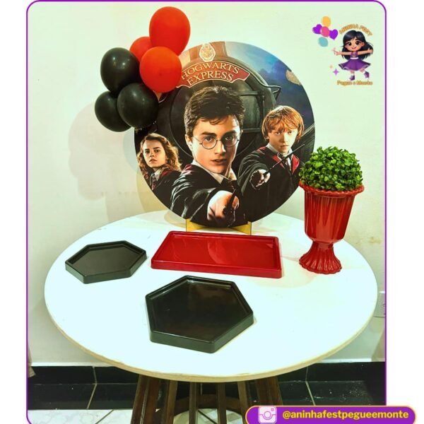 Mini Decoração de Mesa Tema Harry Potter 