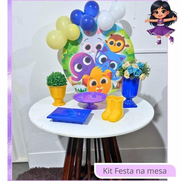 Mini Decoração de Mesa Tema Bolofofos