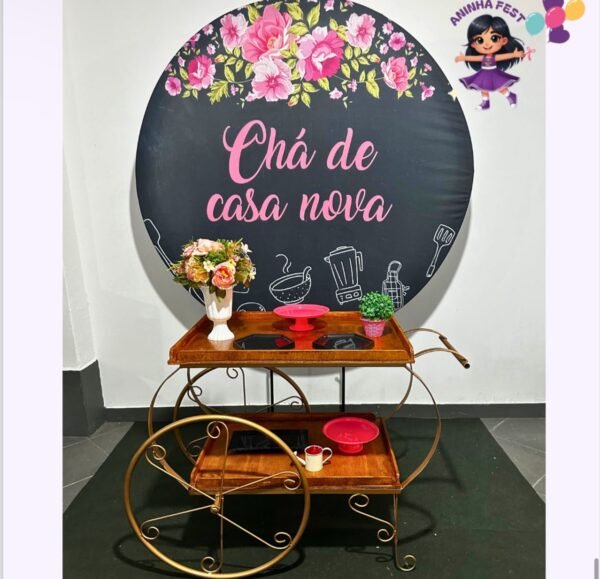 Kit Pegue e Monte: Festa no Carinho - Tema Chá de Casa Nova